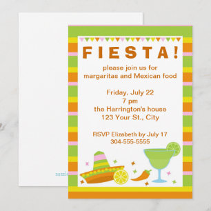 Mexican Fiesta Party Invitation