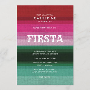 Mexican Fiesta Party Invitation