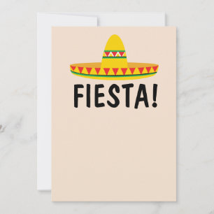 MEXICAN FIESTA PARTY INVITATIONS PERSONALIZE