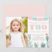 Mexican Fiesta style 2nd Birthday Party Photo