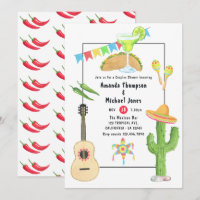 Mexican Fiesta Taco and Tequila Couples Shower