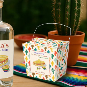 Mexican Fiesta Thank You Gift  Favor Box