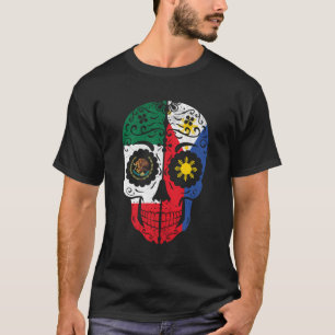 Mexican Filipino Flag Mexico Philippines Sugar Sku T-Shirt