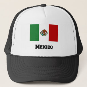 Mexican Flag and Text Trucker Hat