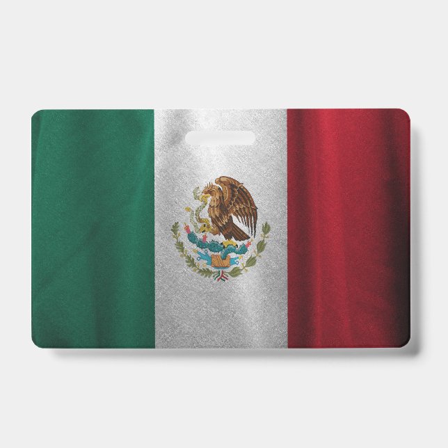 Mexican Flag Badge (Front)