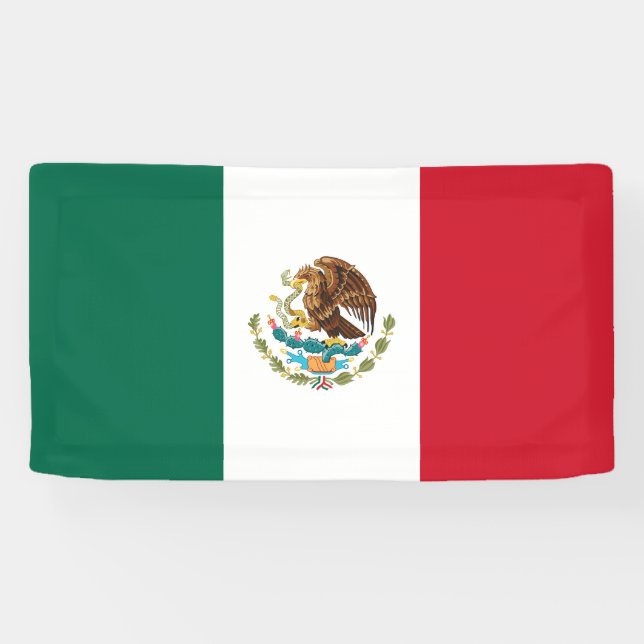 Mexican Flag Banner (Horizontal)