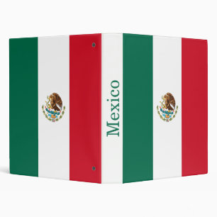 Mexican Flag Binder