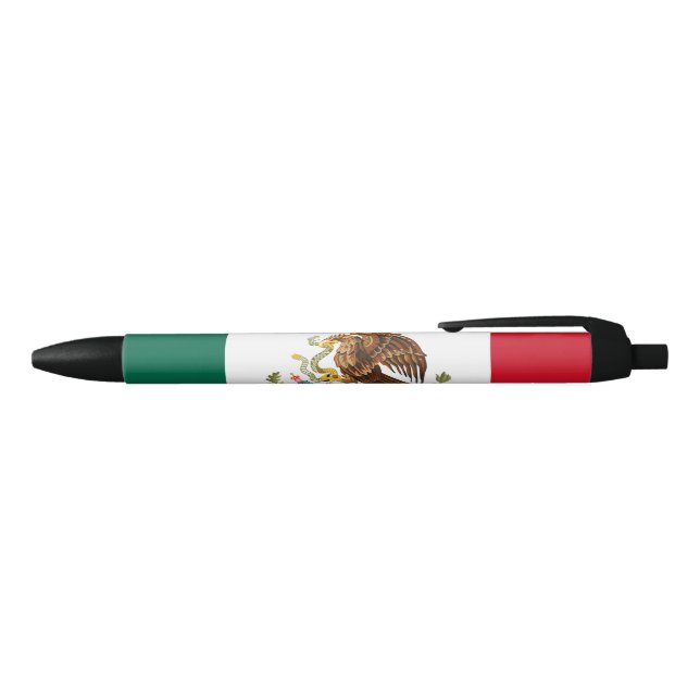 Mexican Flag Black Ink Pen (Top)