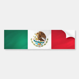 Mexican Flag Bumper Sticker