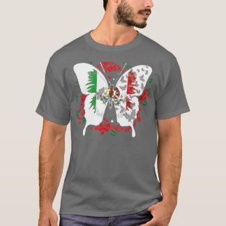 Mexican Flag Butterfly Mexicans T-Shirt