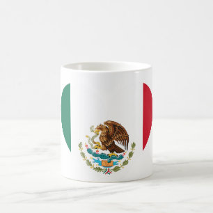 Mexican flag coffee mug
