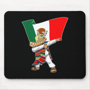 Mexican Flag Dabbing  Mouse Pad