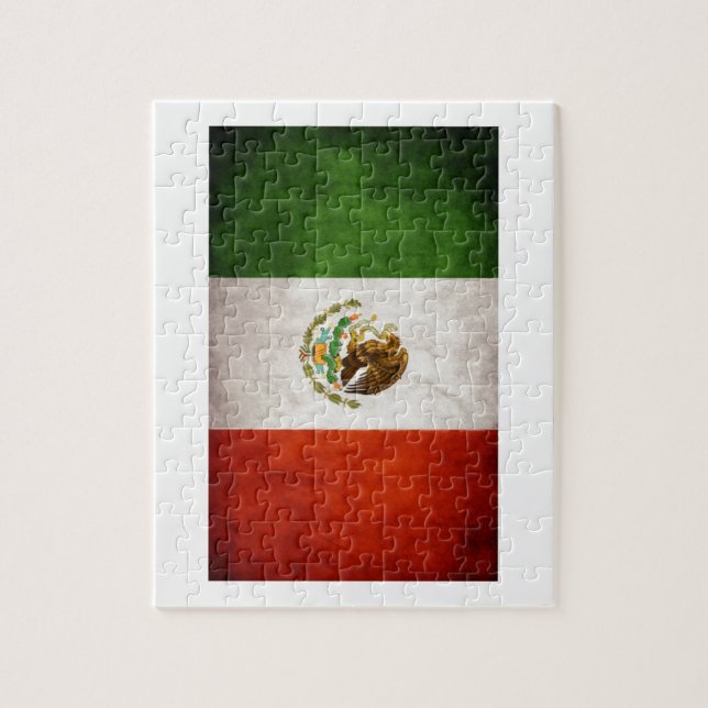 Mexican Flag Designs Jigsaw Puzzle (Vertical)