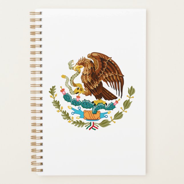 Mexican Flag Eagle Planner (Front)