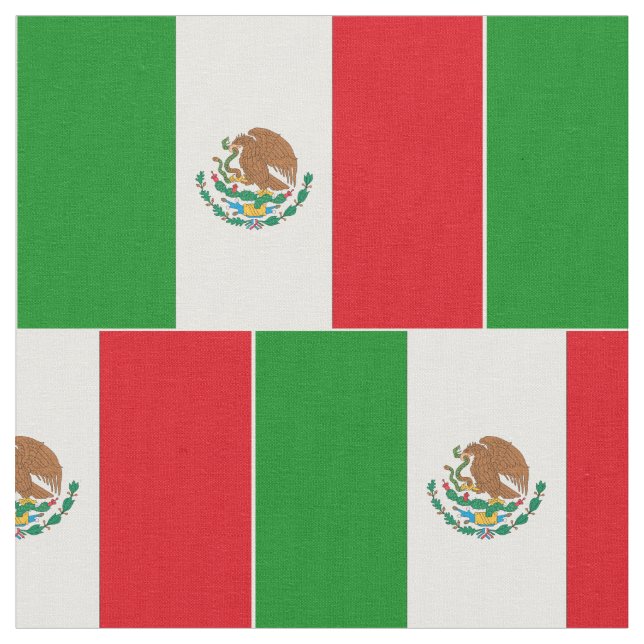 Mexican Flag Fabric (Close Up)