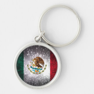 Mexican Flag Firework Keychain