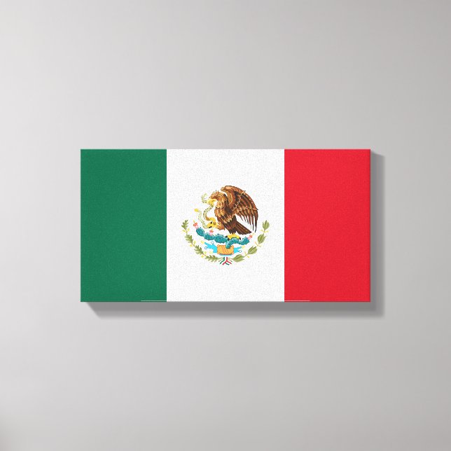 Mexican Flag - Flag of Mexico Canvas Print (Front)