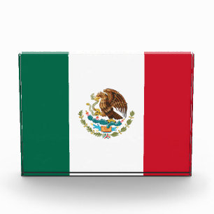 Mexican Flag - Flag of Mexico Photo Block