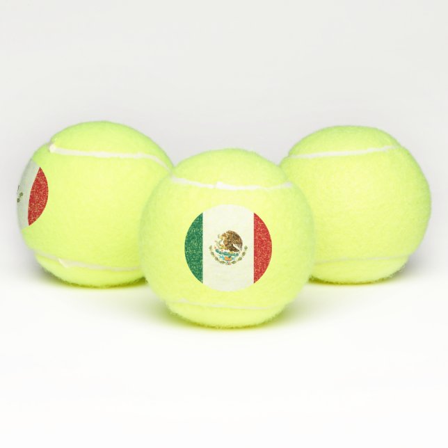 Mexican Flag - Flag of Mexico Tennis Balls (Multi)