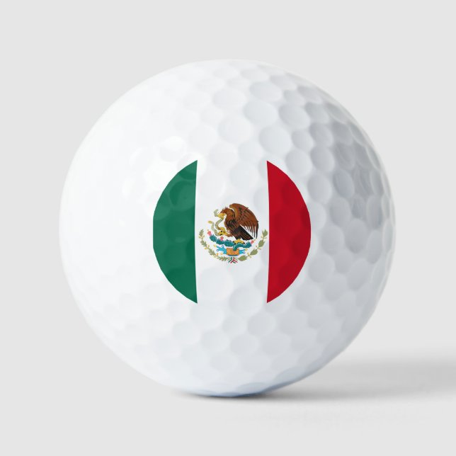 Mexican Flag Golf Balls (Front)