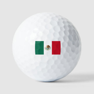 Mexican flag golf balls