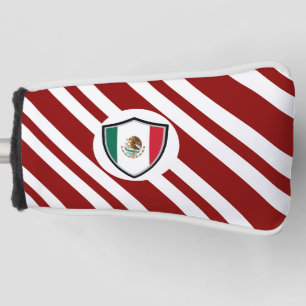 Mexican flag golf head cover