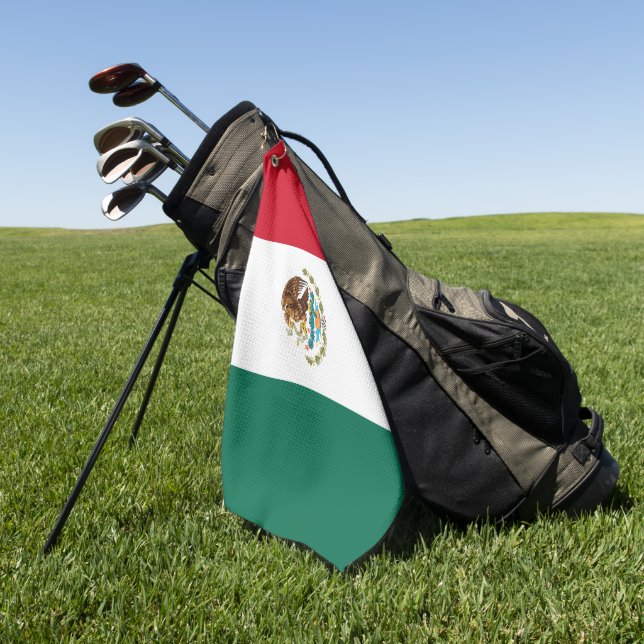 Mexican Flag Golf Towel (Green)