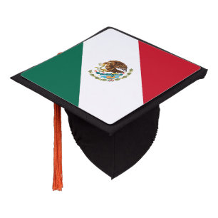 Mexican Flag Graduation Cap Topper