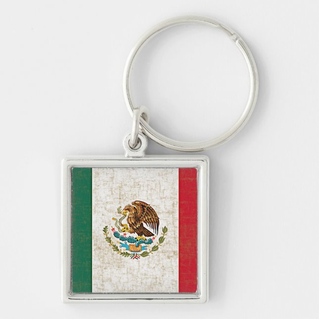 MEXICAN FLAG Keychain (Front)