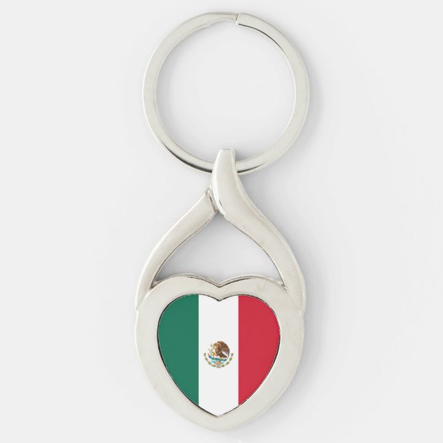 Mexican Flag Keychain (Front)