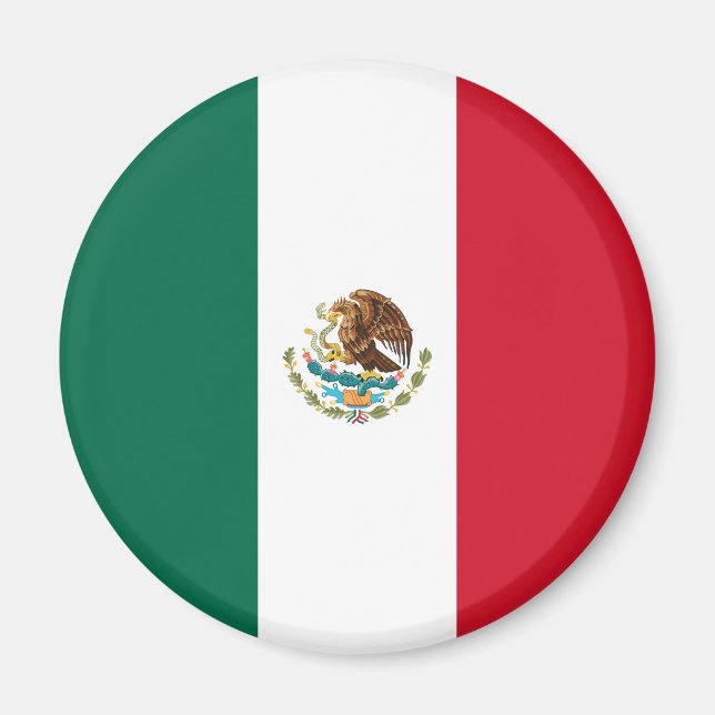 Mexican Flag Magnet (Front)