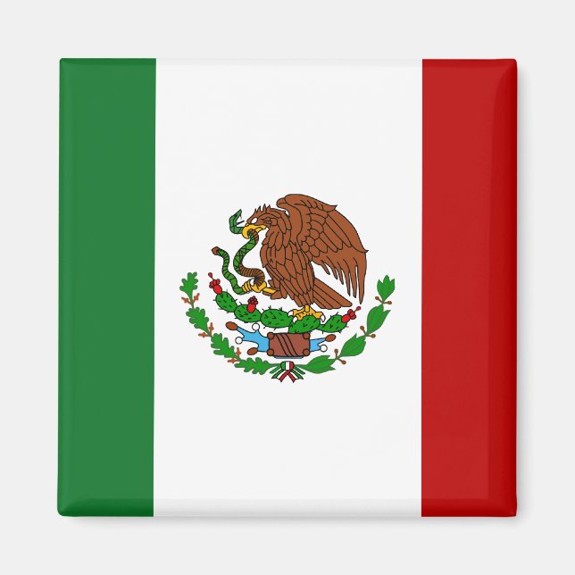Mexican Flag Magnet (Front)