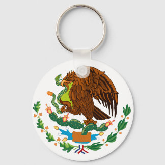 Mexican Flag / Mexican Coat of Arms Keychain