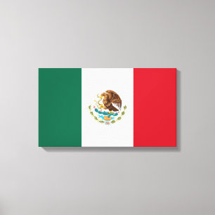 Mexican Flag (Mexico) Canvas Print