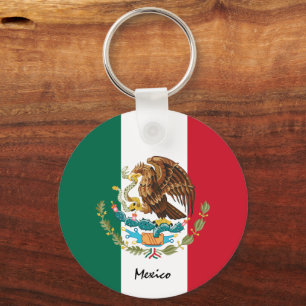 Mexican Flag & Mexico holiday, patriots /sports Keychain