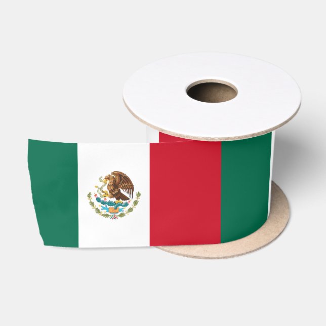 Mexican Flag (Mexico) Satin Ribbon (Spool)