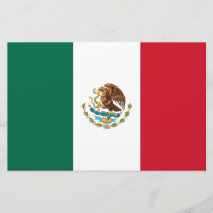 Mexican Flag (Mexico) Stationery