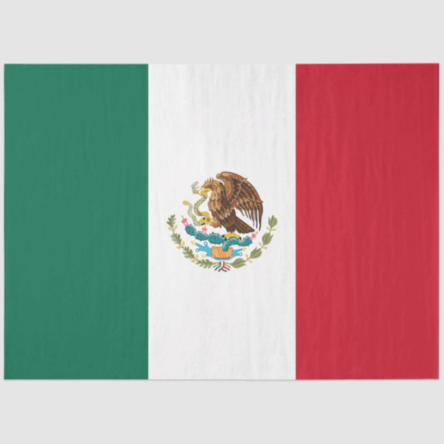 Mexican Flag (Mexico) Tissue Paper (Front)
