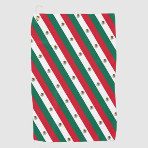 Mexican Flag & Mexico travel, holiday / sport fans Golf Towel