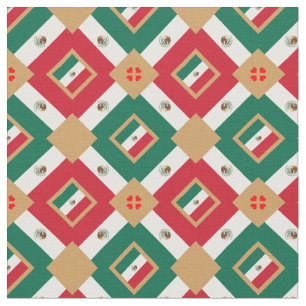 Mexican Flag & Mexico Trendy Fabric fashion