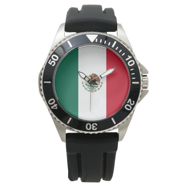 Mexican Flag (Mexico) Watch (Front)