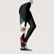 Mexican flag Mexico women's modern stretch logo
