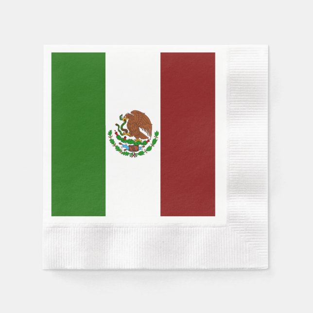 Mexican flag napkin (Front)