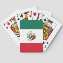 Mexican Flag Playing Cards