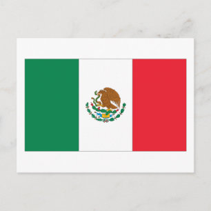 Mexican Flag Postcard