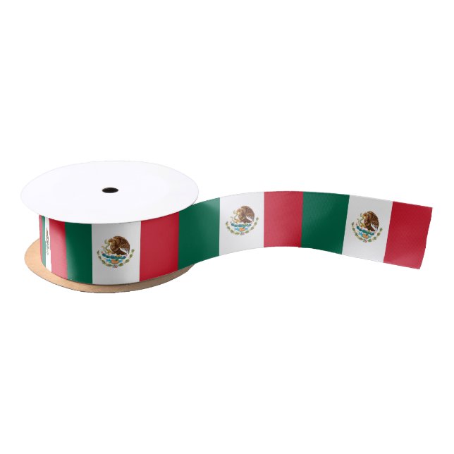 Mexican flag ribbon satin ribbon (Spool)
