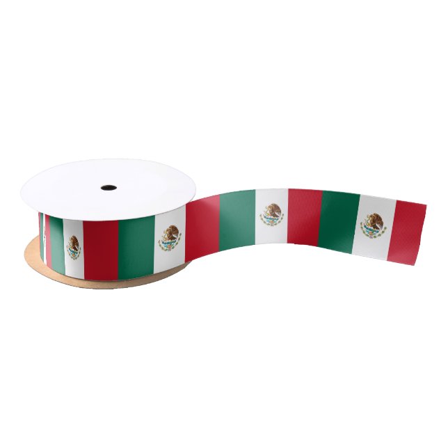 Mexican flag ribbon satin ribbon (Spool)