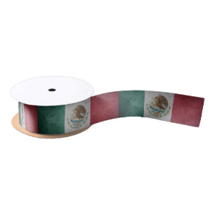 Mexican Flag Satin Ribbon