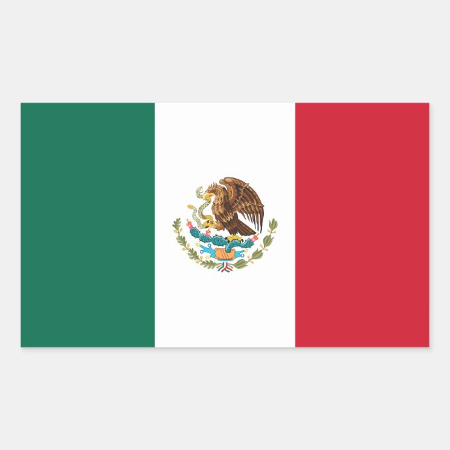Mexican Flag Sticker (Front)