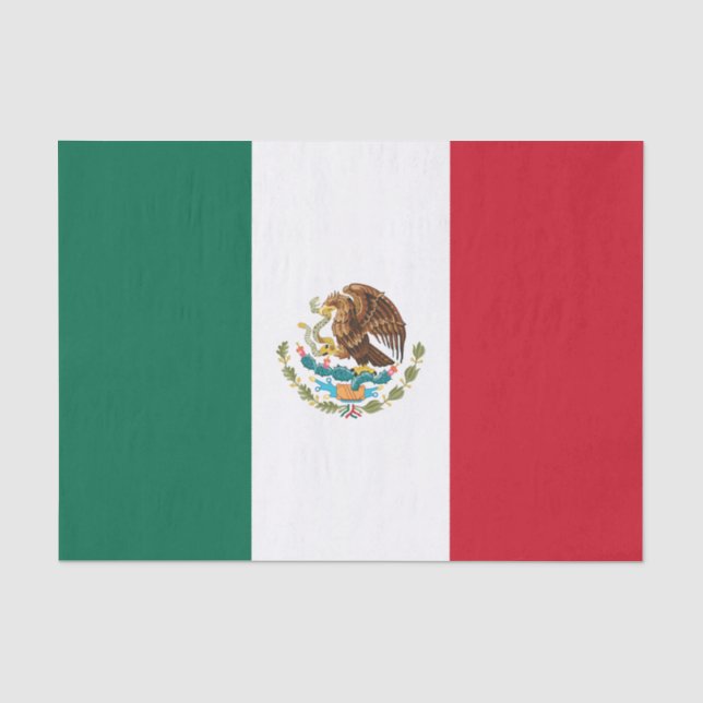 Mexican Flag Tissue Paper (Front)